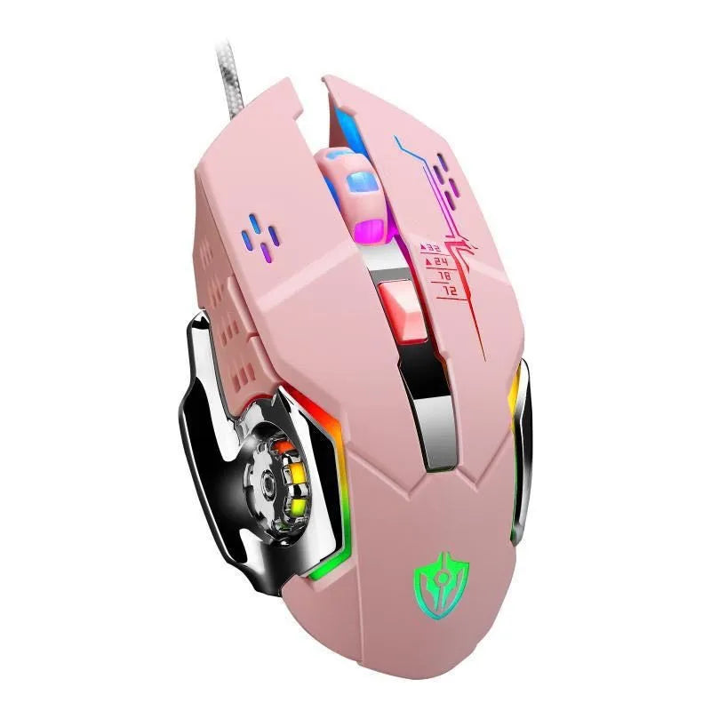 RGB Dual Mode Wireless Gaming Mouse. Rechargeable Ergonomic LED Mouse for PC & Laptop