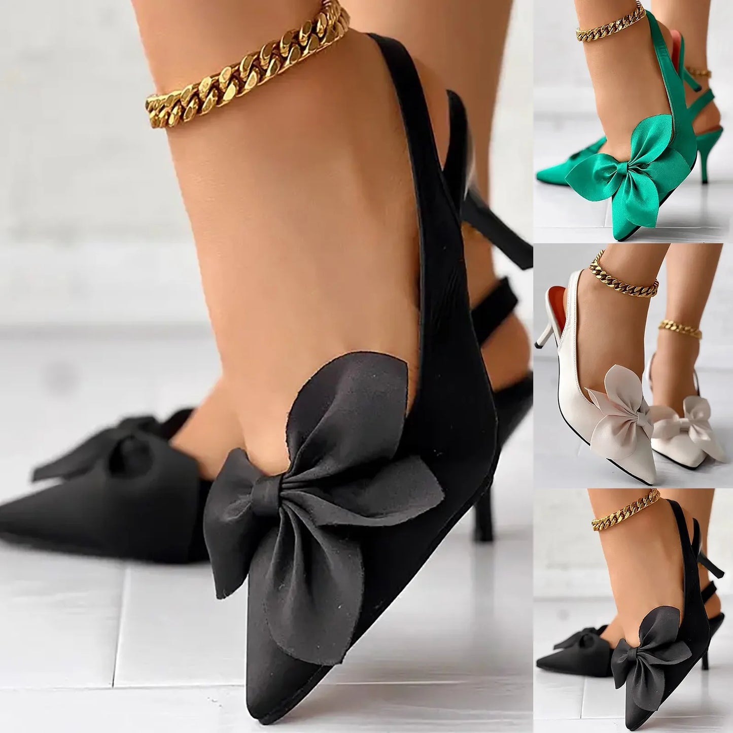 Low Heel Wedge Sandals For Women High Heels For Women Sexyplus Size Elegant Black Green Black White Zapatos De Mujer Ofertas