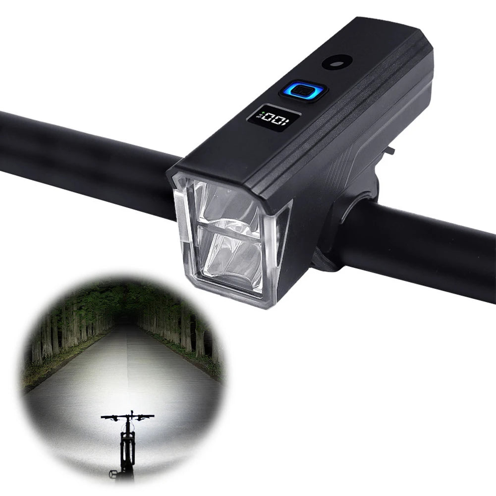 Bicycle Front Light Bicycle Light Waterproof Bike Flashlight Rechargeable Bicycle Head Light Automatic Sensor for Night Riding