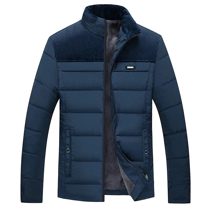 Men’s Plush Winter Puffer Jacket