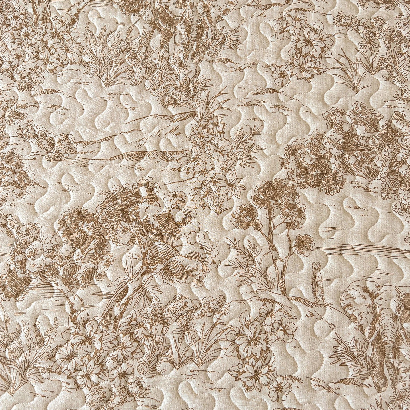 Elegant Floral Quilted Bedspread Set with Ruffle Trim