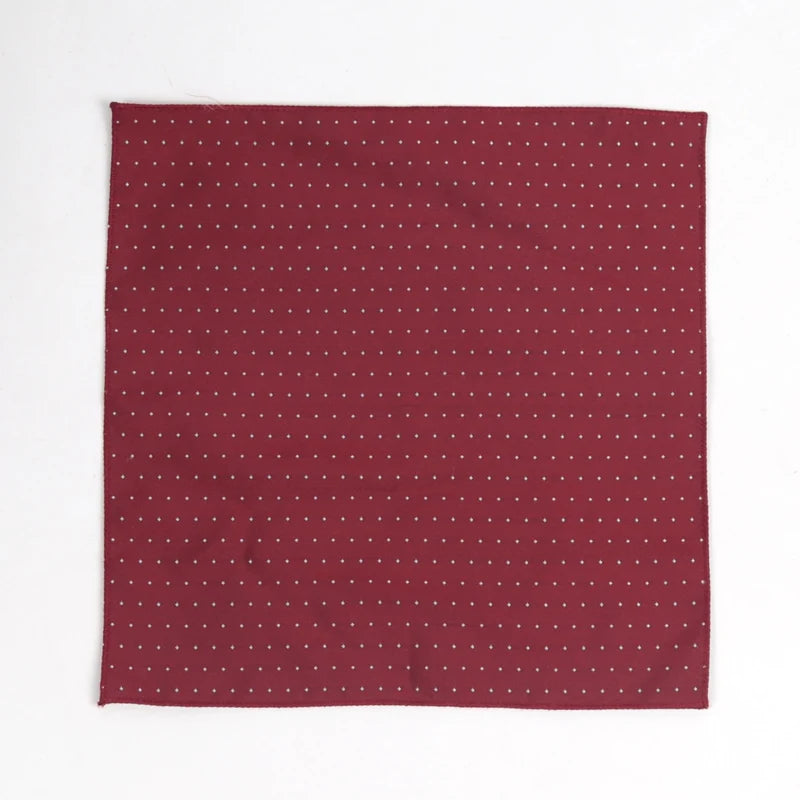 Luxury Men’s Burgundy Tie Set with Pocket Square, Bow Tie & Cufflinks | Wedding & Business Gift Set