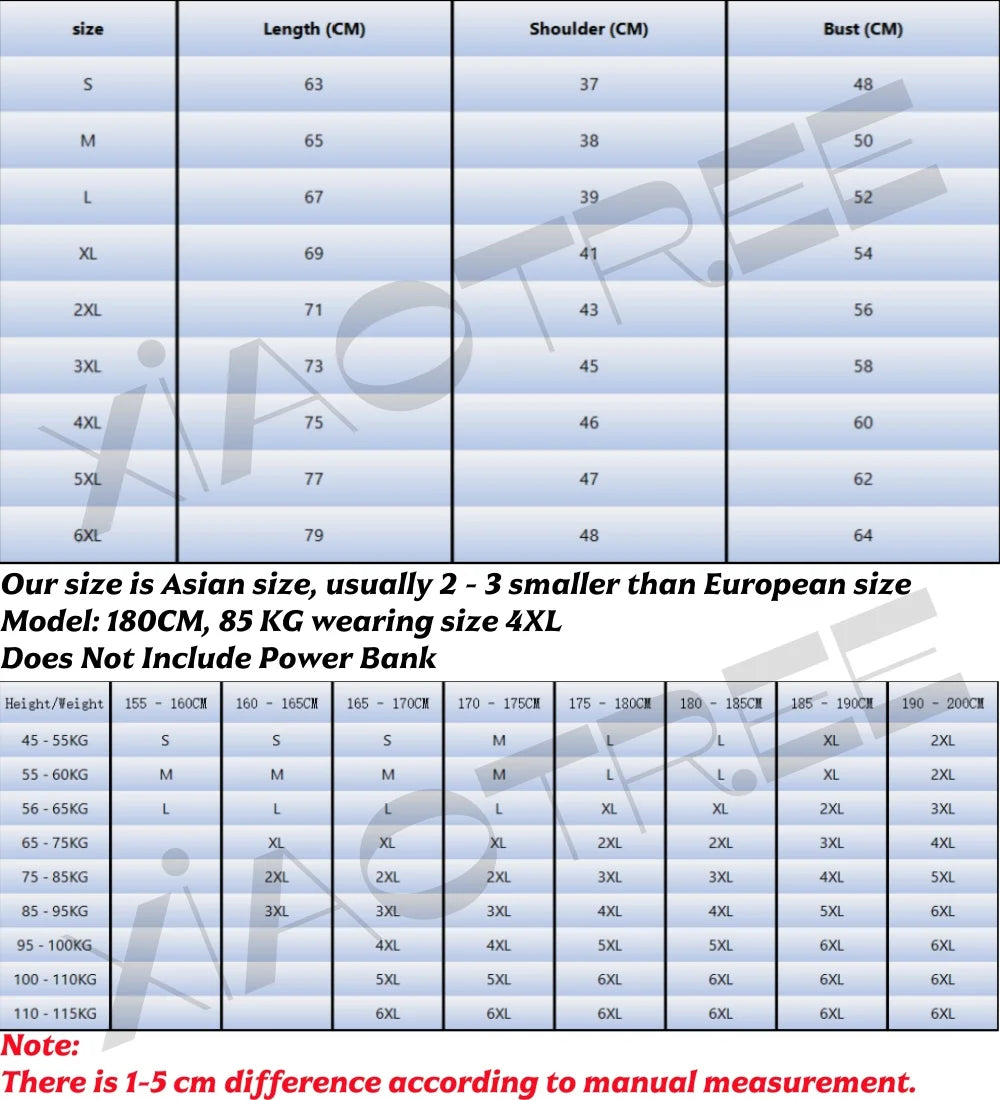 28/9 Areas Heated Vest Men Jacket Heated Winter Womens Electric Usb Heater Camping Jacket Man Thermal Vest Body Warmer Coat 6XL