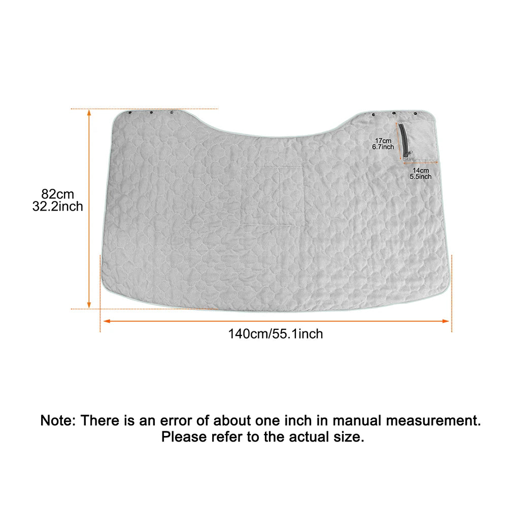 Electric Heated Shawl Blanket USB Wireless Wrap Adjustable 3-Level Temperature Throw Blanket for  Indoor Outdoor Home Office