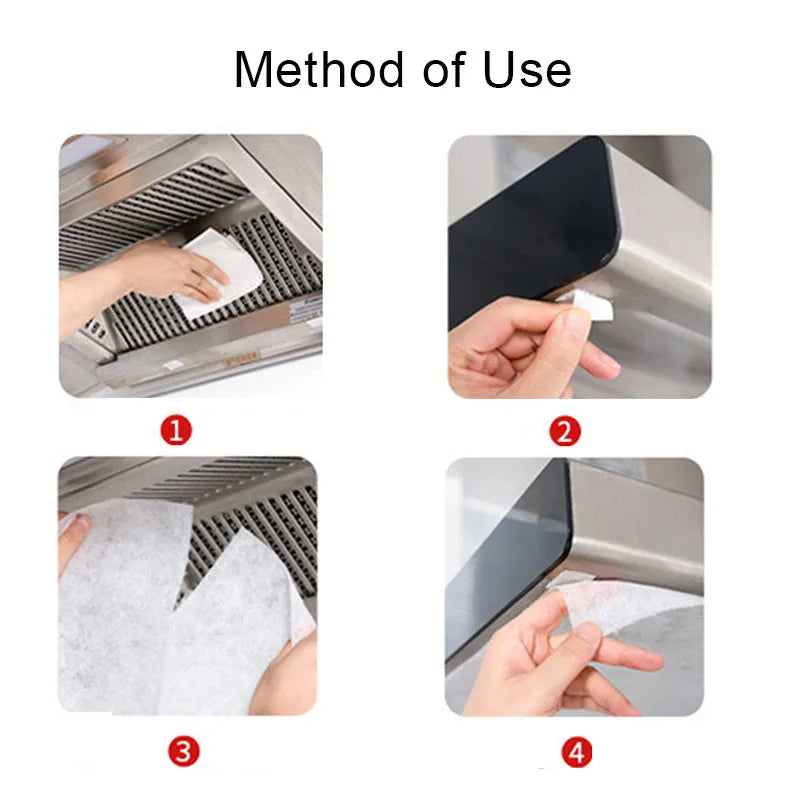 Disposable Range Hood Oil Filter Paper Roll for Kitchen Exhaust Fans