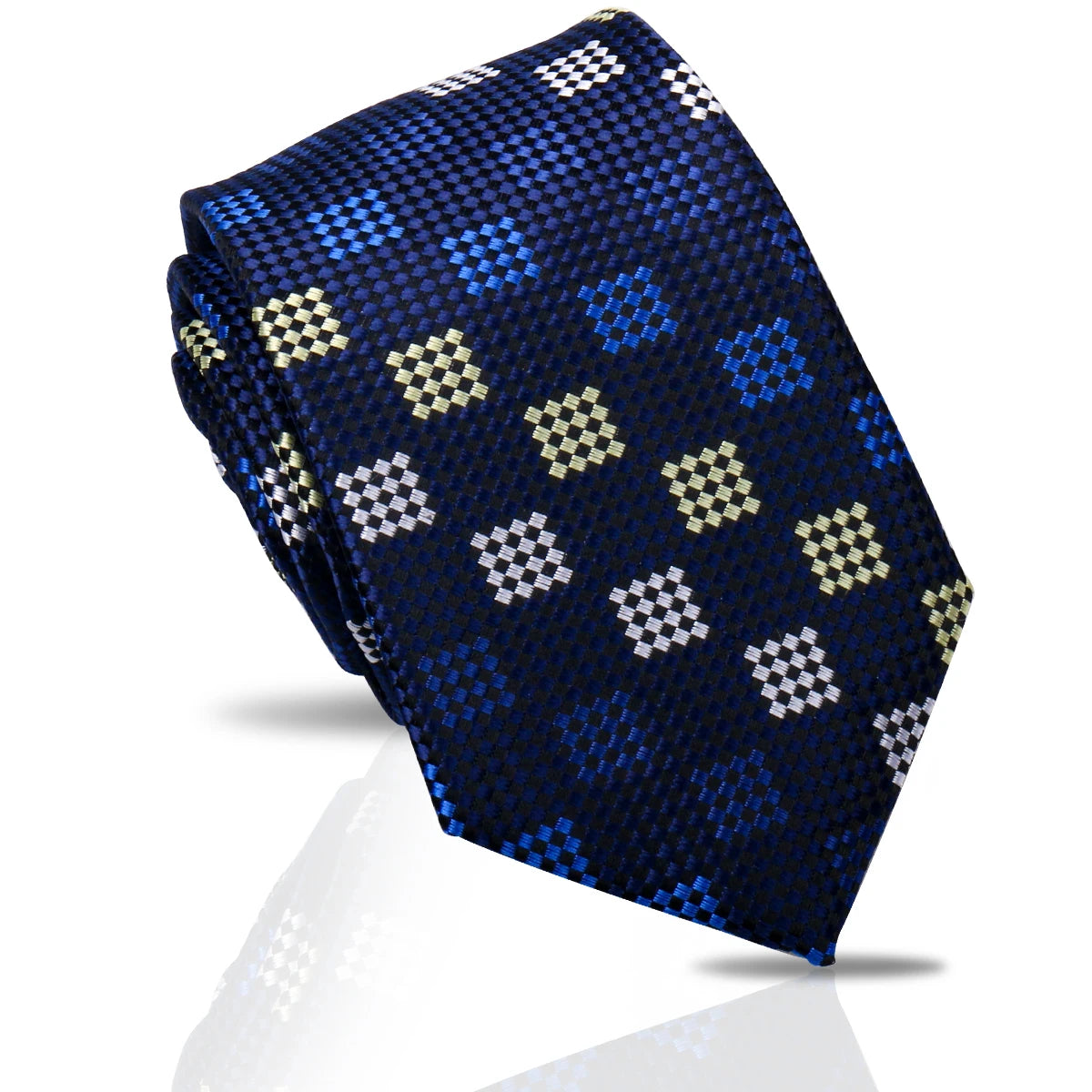 Men's Tie Brand New Fashion Blue Necktie Green Orange Gravatas For Men Paisley Floral Fit Wedding Workplace Slim Dots Wholesale