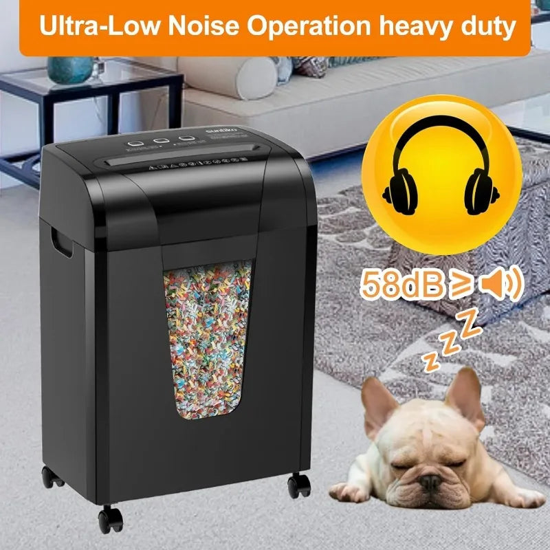 18-Sheet Cross-Cut Paper Shredder with P-4 Security Level