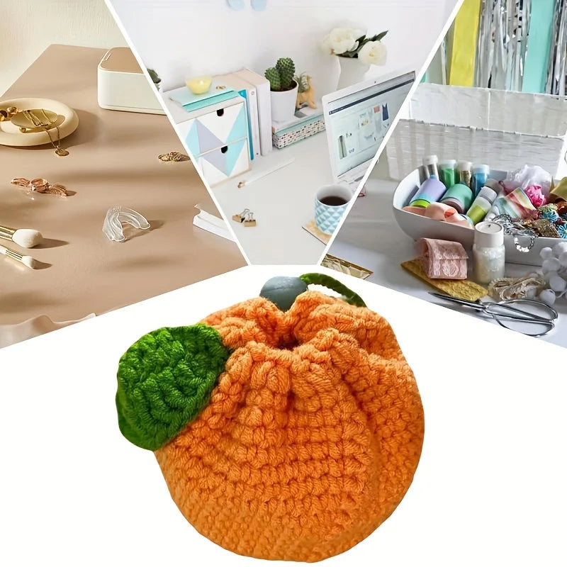 Handmade Crochet Fruit Mini Purse for Women