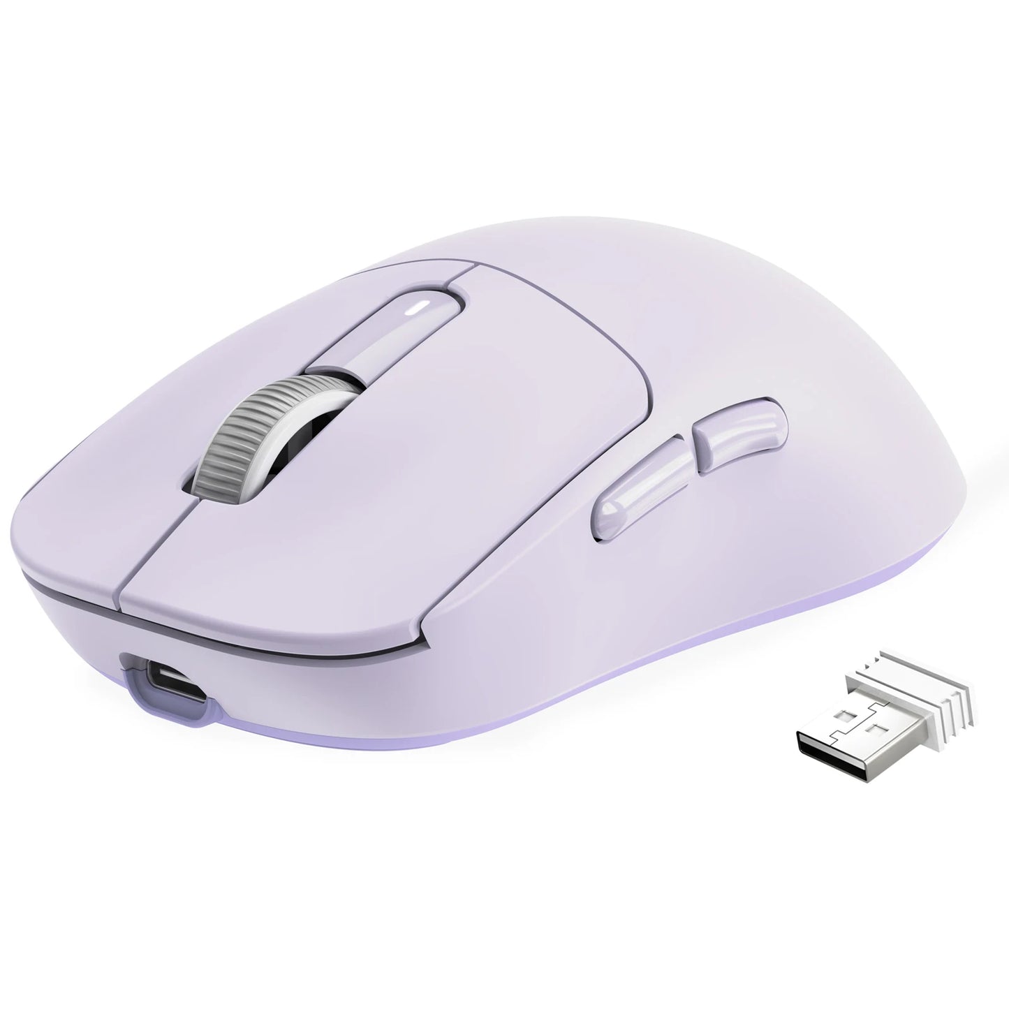 ATTACK SHARK X3 Ultra-Light Wireless Gaming Mouse, 49g Tri-Mode Bluetooth, 2.4GHz & USB-C Rechargeable Ergonomic Mouse for PC, Mac & Laptop