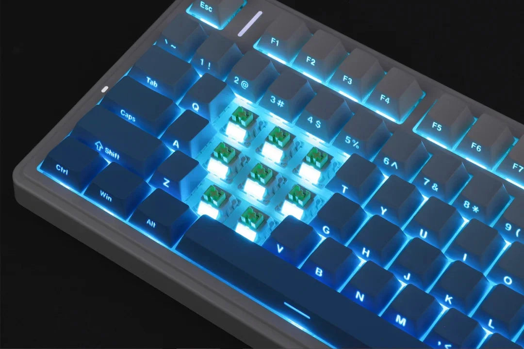 AULA F75 Pro Wireless Mechanical Gaming Keyboard . RGB Hot-Swappable Tri-Mode Keyboard
