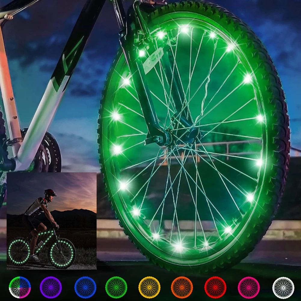 Bicycle Spoke Lights Waterproof LED Strips With Remote