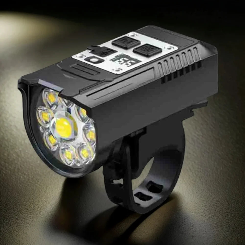 Cycling Light Super Bright Bicycle Front Light Rechargeable Bike Headlight Waterproof Bicycle Lights Flashlight Bike Accessories
