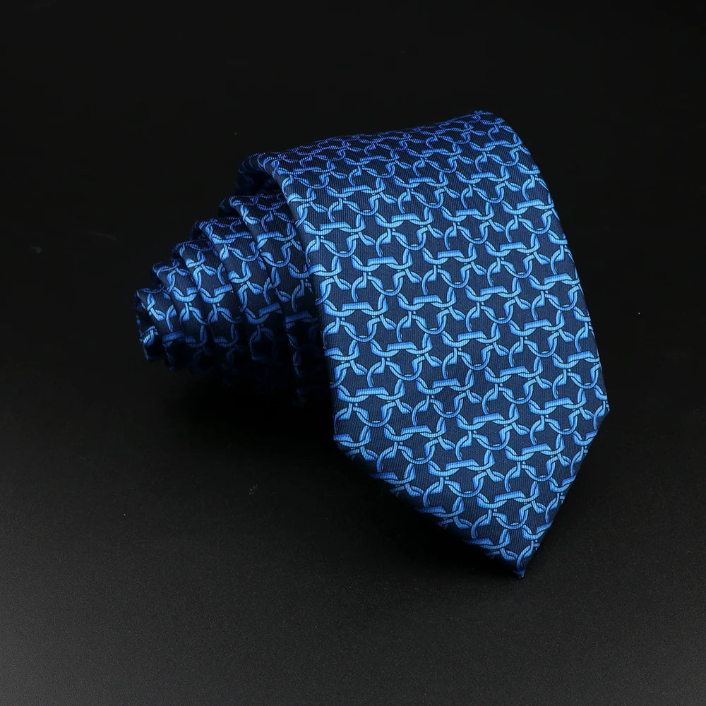 51 Styles Men's Silk Ties Jacquard Striped Plaid Floral Necktie Accessories Daily Wear Shirt Suit Cravat Wedding Party Gift