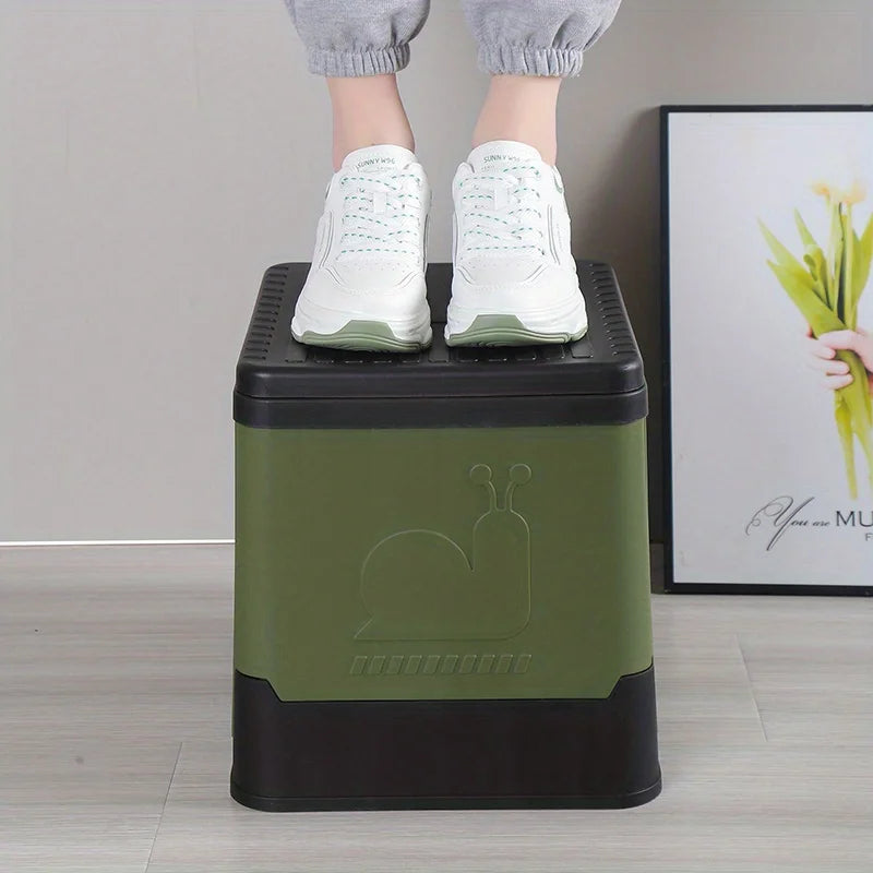 Folding Portable Emergency RV Travel Toilet Deodorant Adult Mobile Toilet Storage Bucket for Outdoor Camping Hiking Self Driving