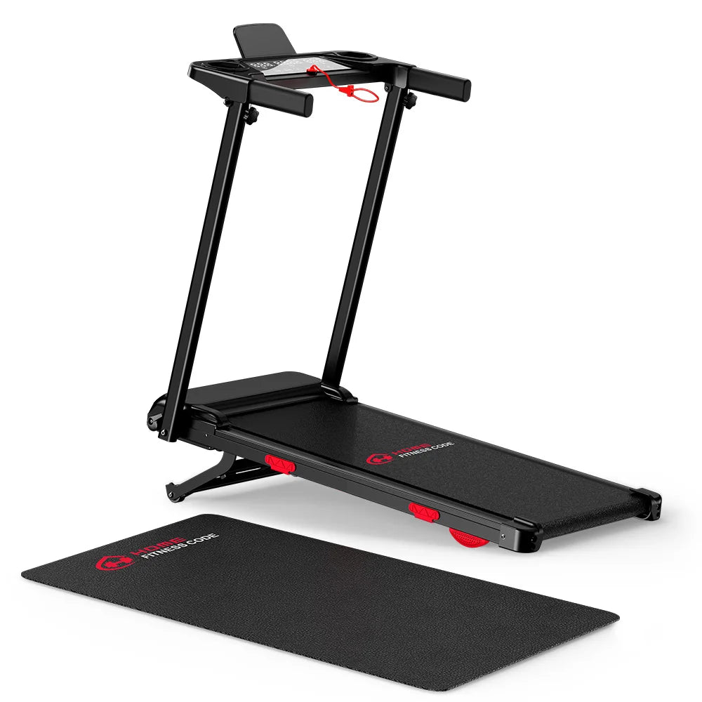 Folding Incline Treadmill. Portable Home Walking & Running Machine