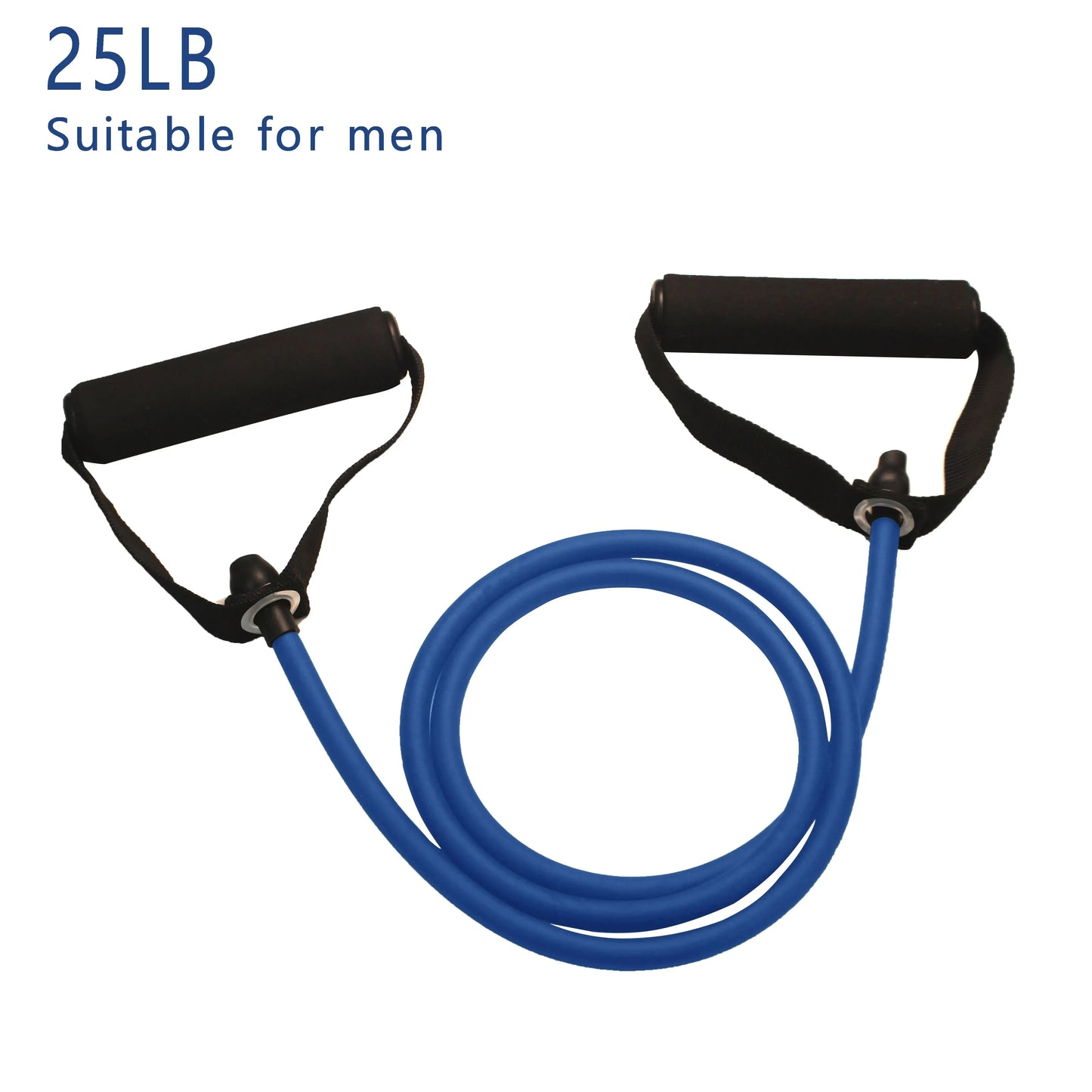 Resistance Bands Workout Set for Home Gym Strength Training and Full Body Exercise