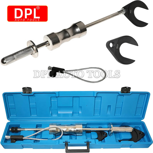 Inner CV Joint Puller Slide Hammer Front Wheel Drive Axle Half Shaft Removal Tool Kit Heavy Duty 10 Pounds Slide Hammer 63mm 48m