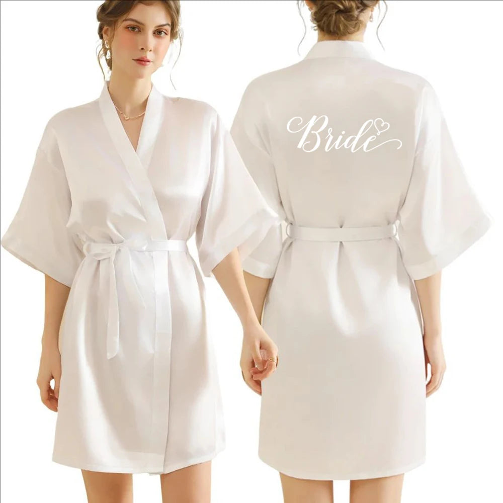 Elegant Satin Bridal Robe for Weddings & Everyday Luxury