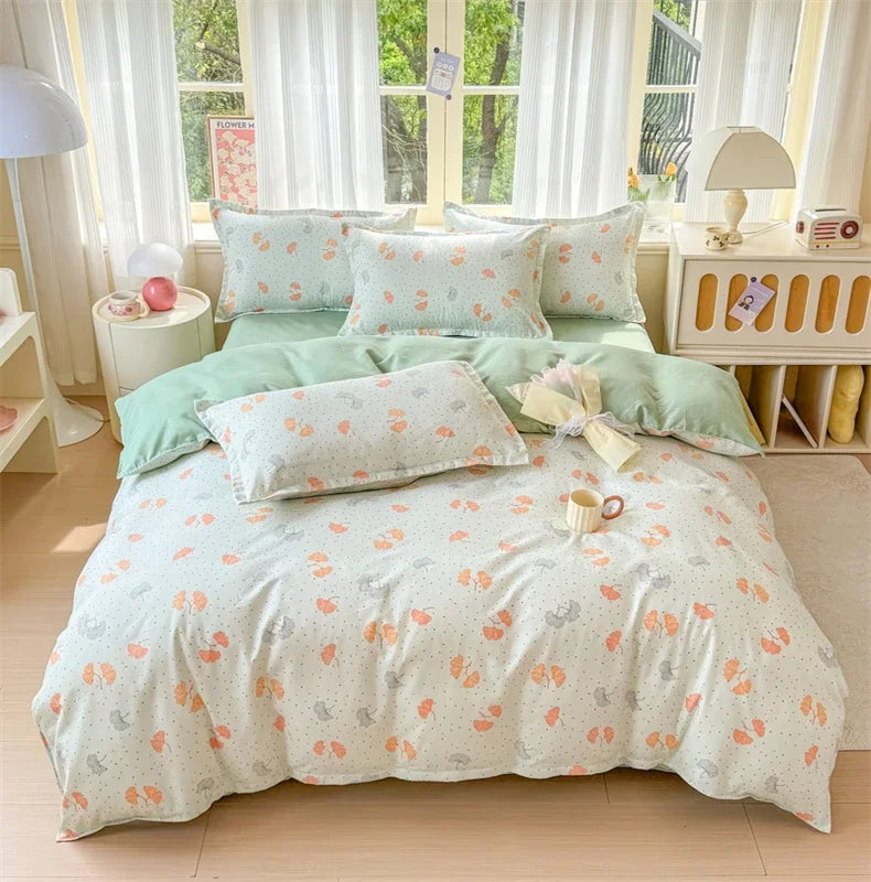 Printed Comforter & Duvet Bedding Set