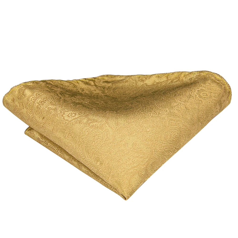 Men’s Gold Patterned Necktie. Wedding & Formal Wear