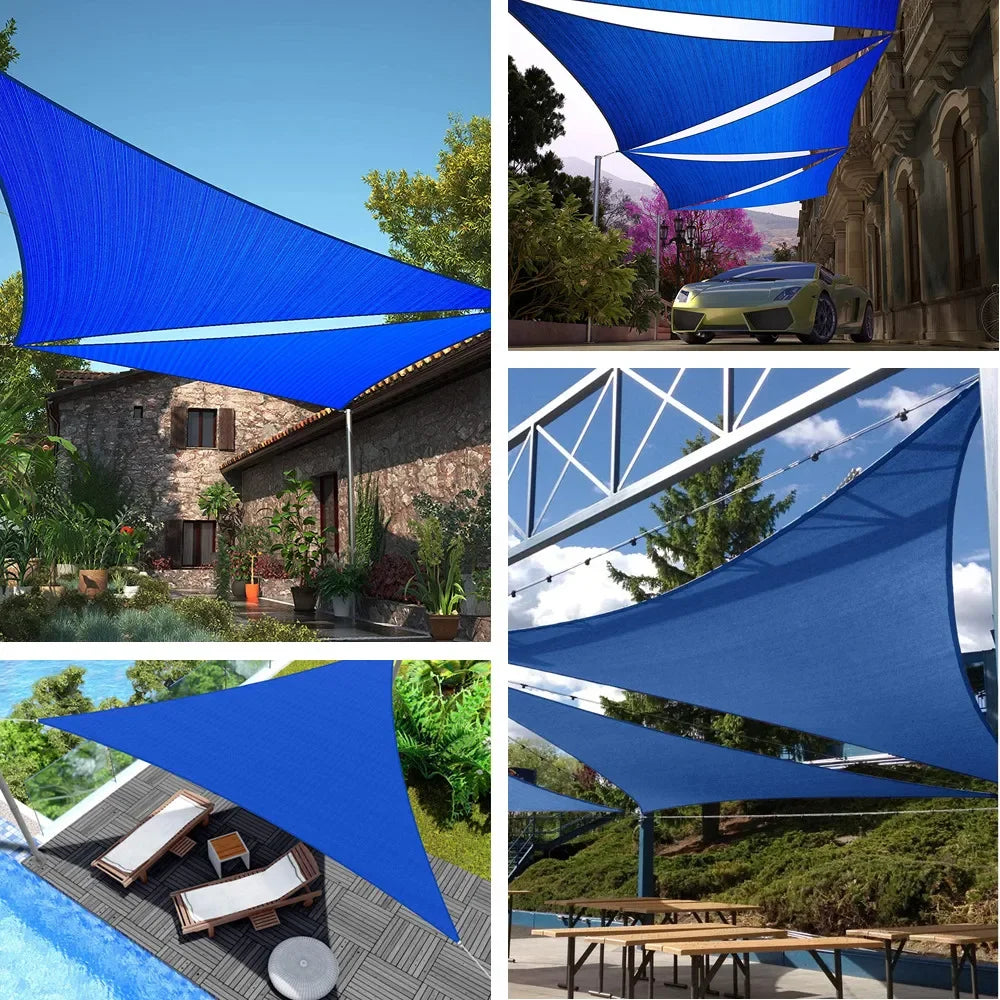 Triangle Sun Shade Sail Canopy .UV Protection Outdoor Patio Shade Cover