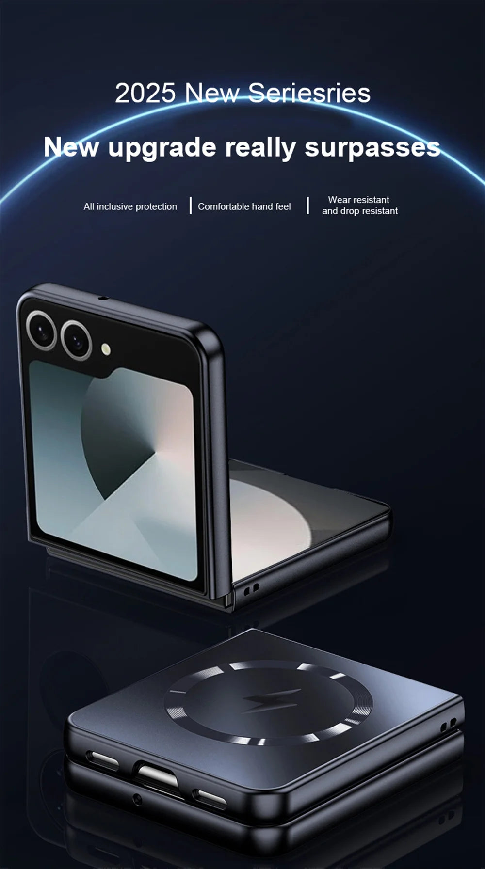 Luxury Frosted Mag Safe Case for Samsung Z Flip Series