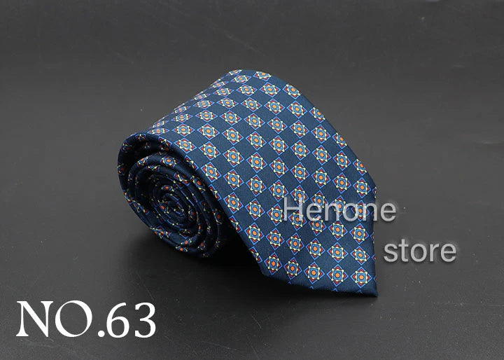 Luxury Floral & Paisley Men’s Silk Necktie .Wedding & Business Tie