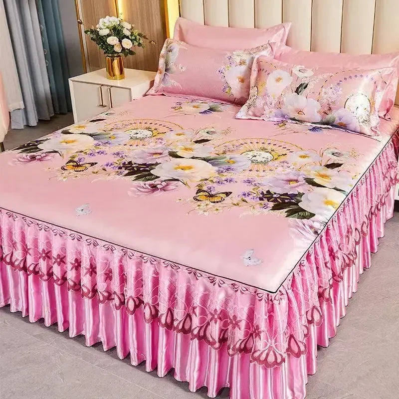 Classic Lace 3-Piece Bedspread & Pillowcase Set