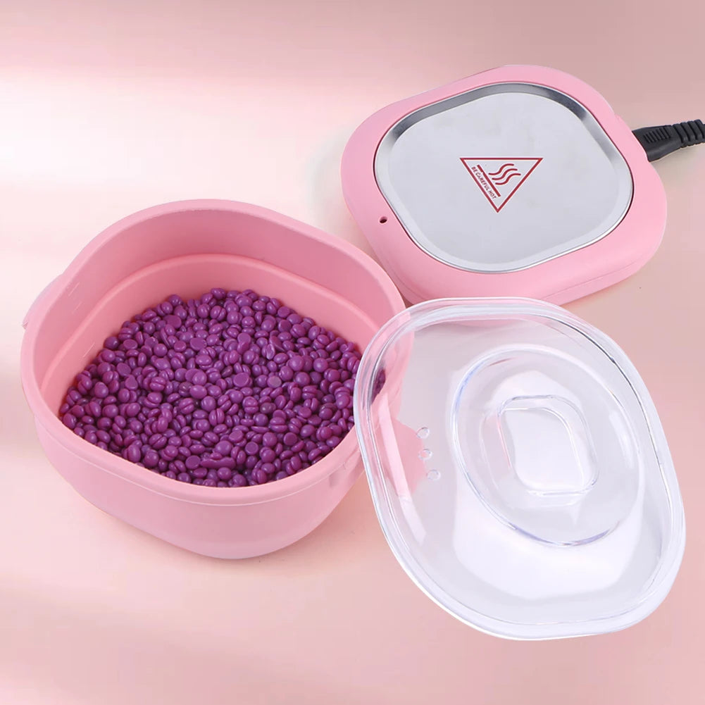 Silicone Wax Warmer Foldable Wax Heater 100W Electric Hot Wax Warmer Machine 400ml Hair Removal Wax Machine for Hair Removal