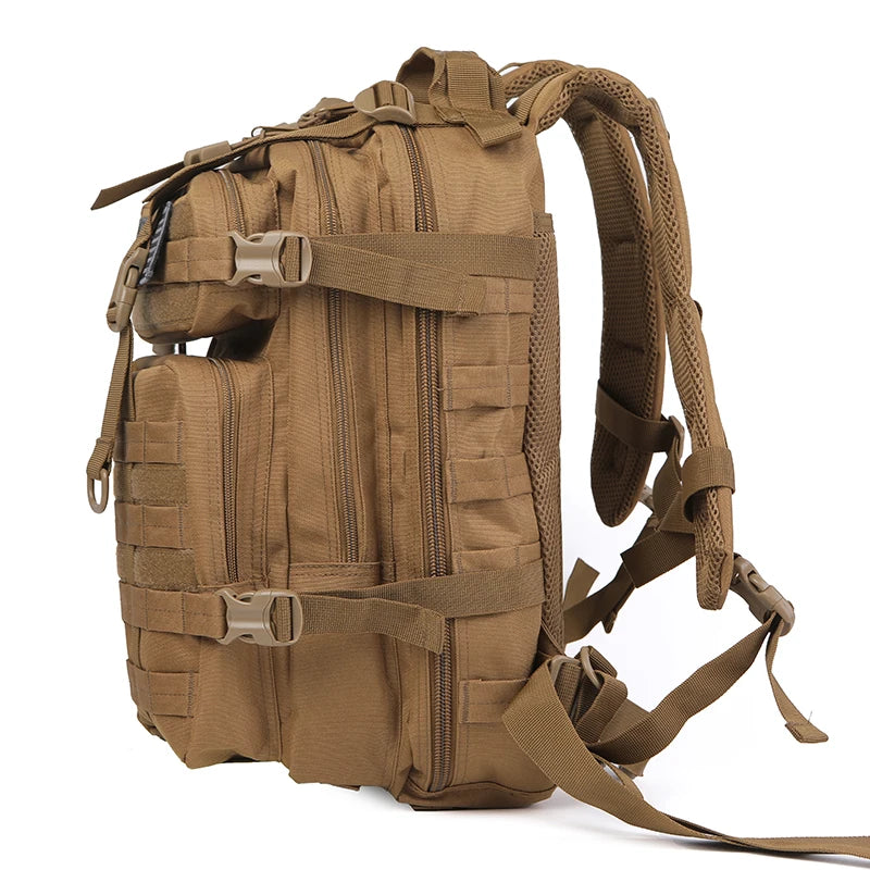 35L Tactical MOLLE Backpack with Padded Shoulder Straps