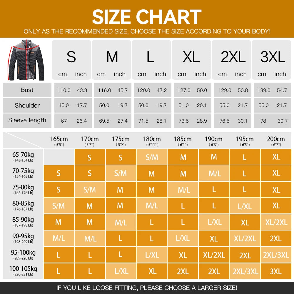 Men’s Quilted Bomber Jacket