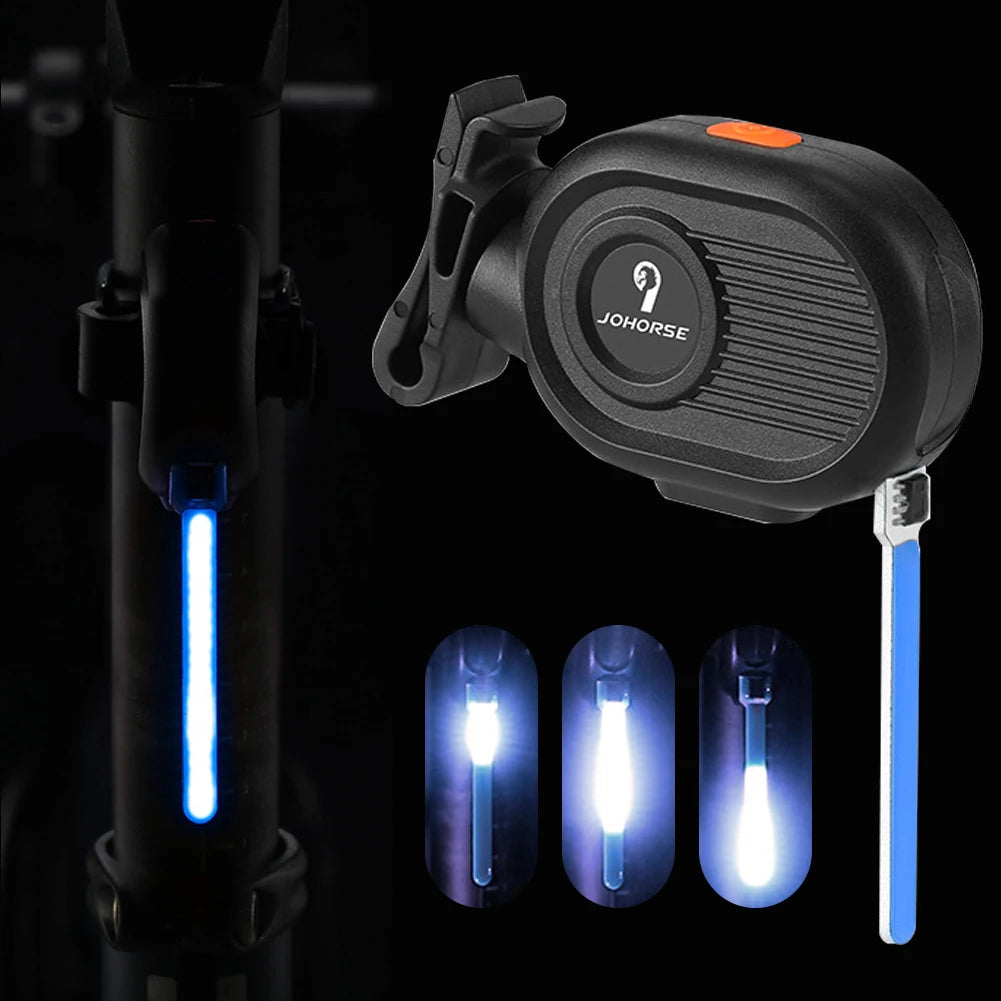 Bicycle Rear Light Running Water Pilot Lights Bicycle Taillights Night Riding Lights Safety Warning Lights Bike