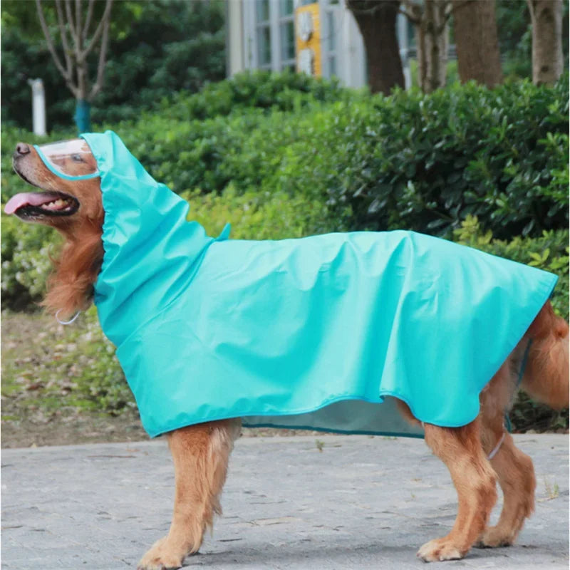Waterproof Puppy Dog Raincoat with Hood
