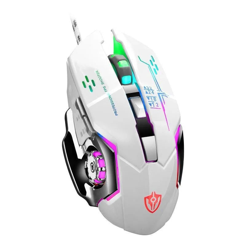 RGB Dual Mode Wireless Gaming Mouse. Rechargeable Ergonomic LED Mouse for PC & Laptop