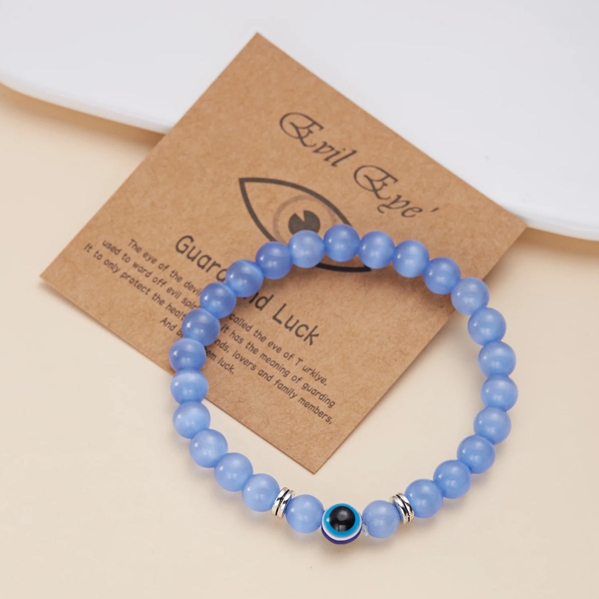 Evil Eye Beaded Bracelet  Multicolor Options