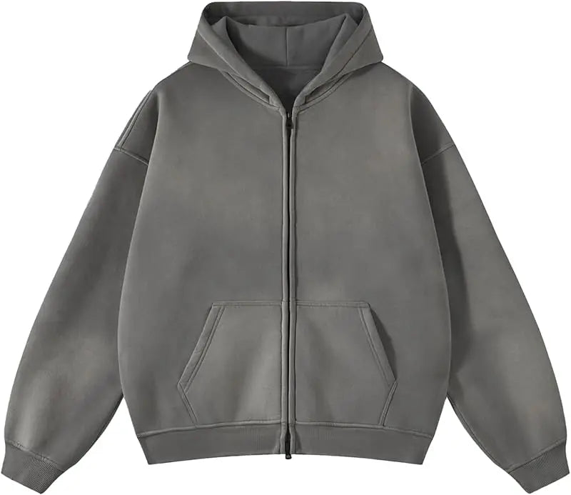 Oversized Zip Up Hoodie Jacket
