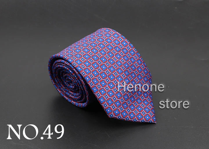 Luxury Floral & Paisley Men’s Silk Necktie .Wedding & Business Tie