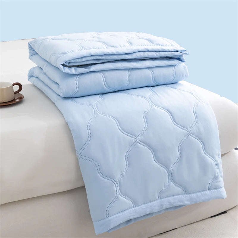 Floral Style Duvet Summer Thin Quilt Skin-friendly Bedspread Air Conditioning Blanket edredones Adults Kids Room Comforter Quilt