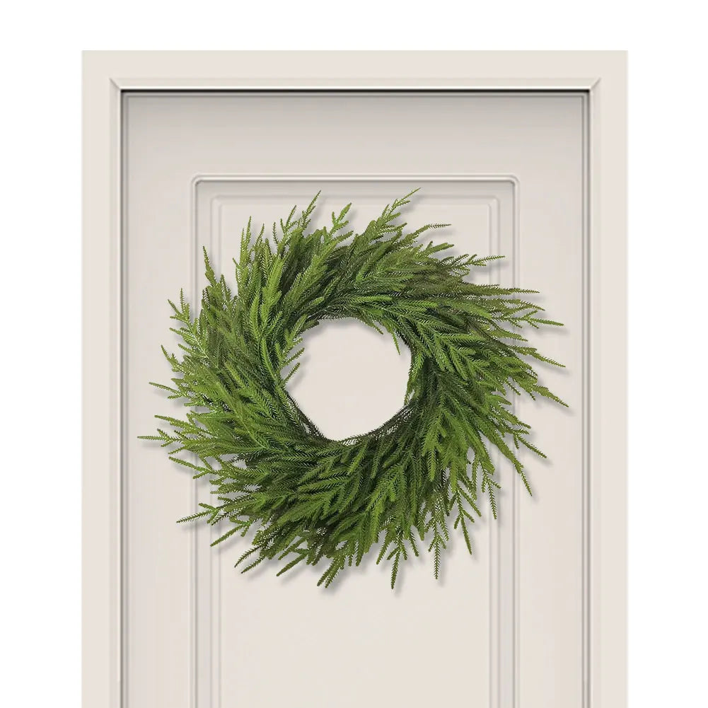 Christmas Garland Realistic Christmas Greenery Garland Soft Bendable Real Touch Garland for Mantel and Staircase Holiday Decor
