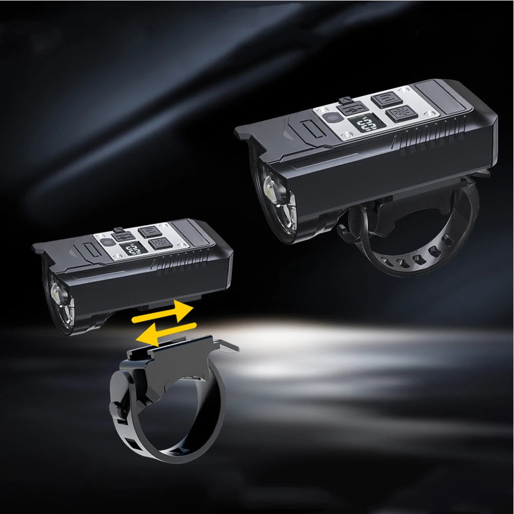 Cycling Light Super Bright Bicycle Front Light Rechargeable Bike Headlight Waterproof Bicycle Lights Flashlight Bike Accessories