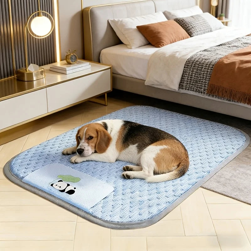 Cooling Dog Mat. Breathable Summer Pet Cooling Pad for Dogs & Cats