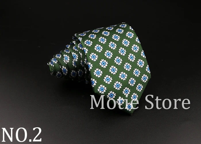 51 Styles Men's Silk Ties Jacquard Striped Plaid Floral Necktie Accessories Daily Wear Shirt Suit Cravat Wedding Party Gift