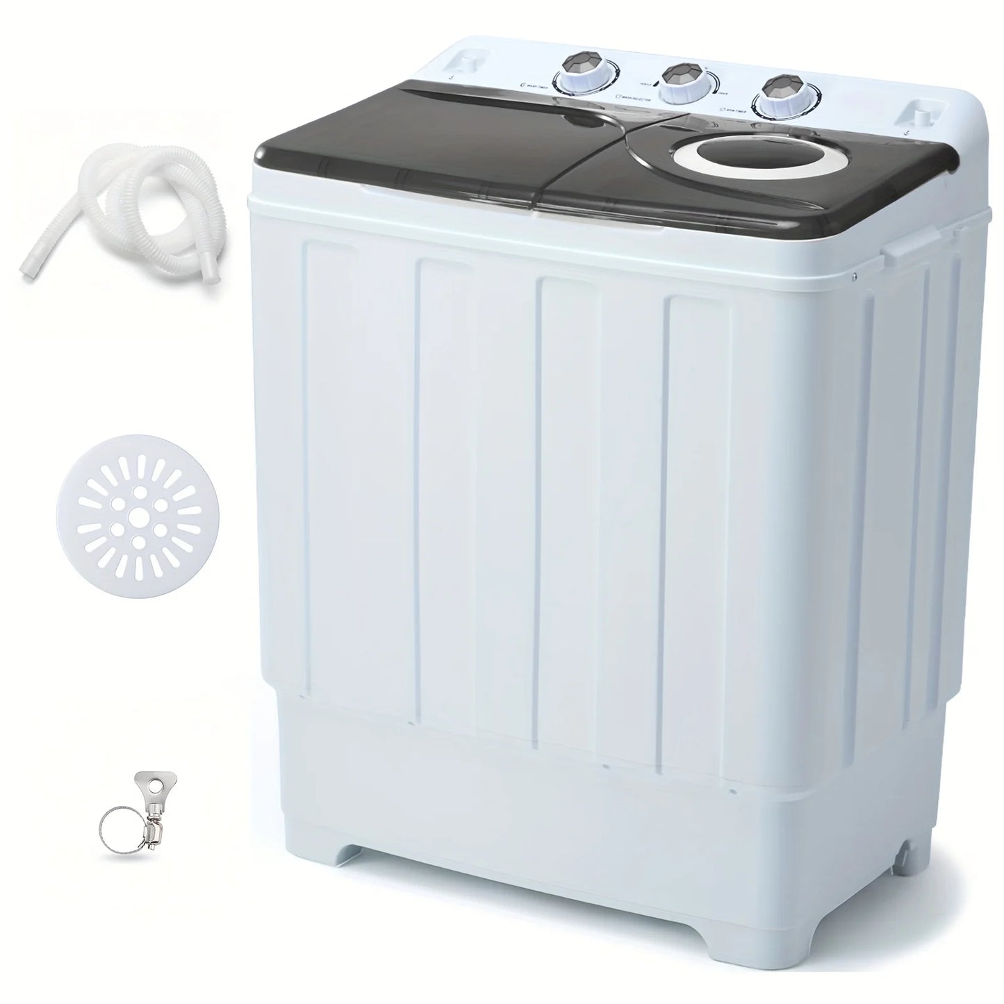Portable Washing Machine & Spin Dryer Combo – Compact Twin Tub Washer for Apartments, RVs, Dorms & Small Spaces