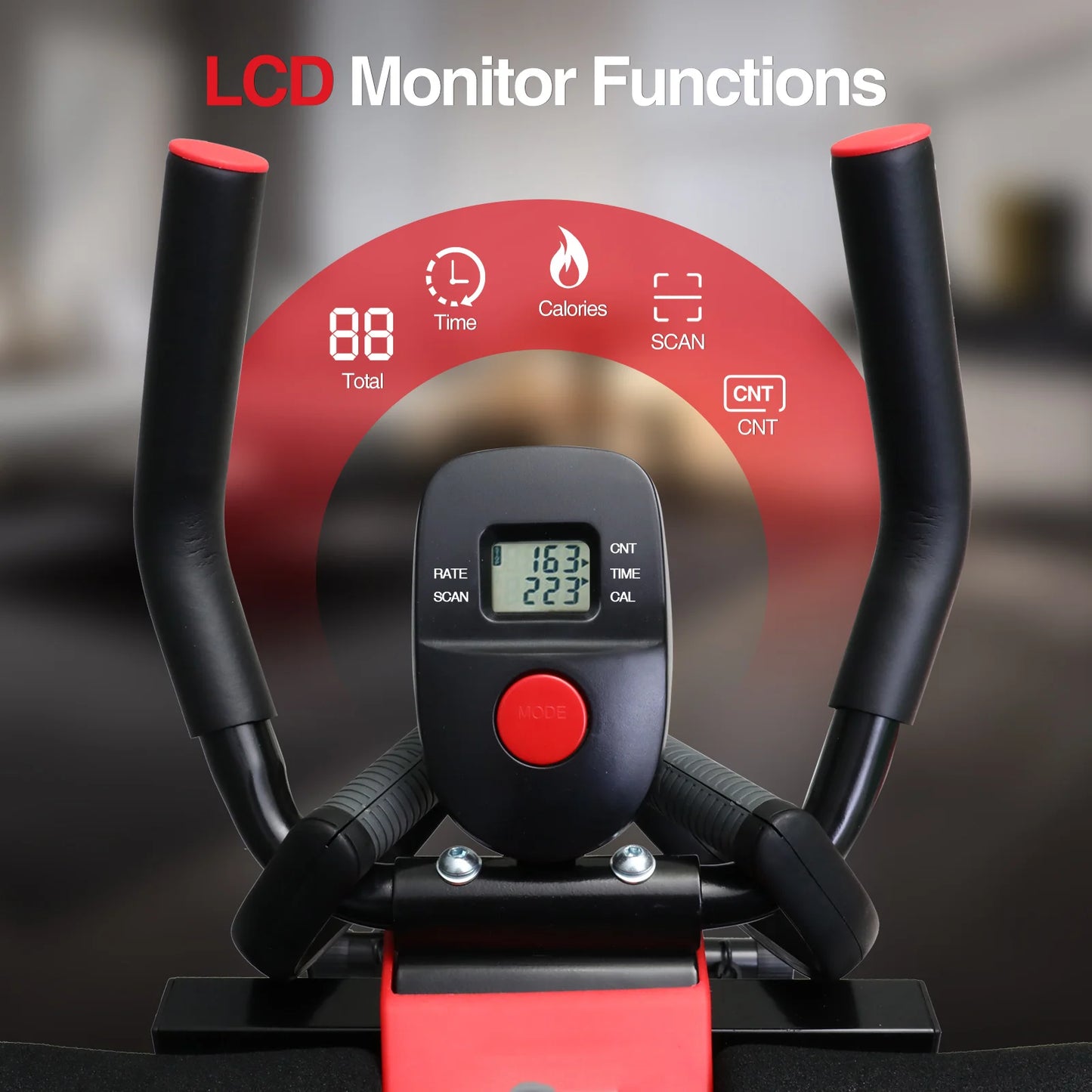 Foldable Abdominal Trainer Machine . Adjustable Core Workout Equipment with 440 lb Capacity