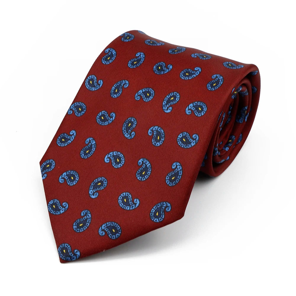 Men’s Luxury Silk Necktie .Classic Business, Wedding & Formal Dress Tie for Men