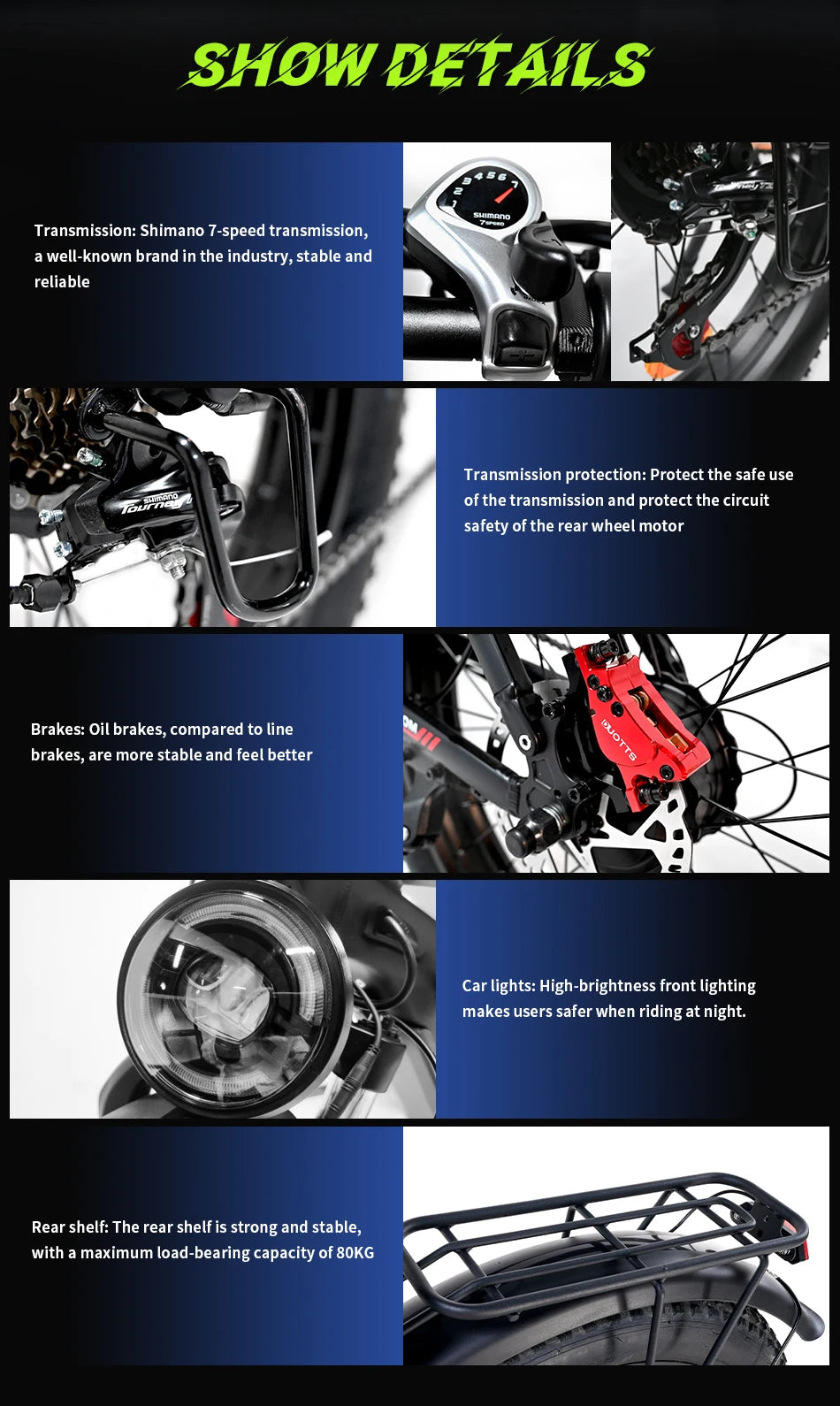 F26 Electric Bike 1500W Dual Motors 48V20AH Lithium Battery Electric Bicycle Hydraulic Brake 26*4 Inch Fat Tire Mountain E-bike