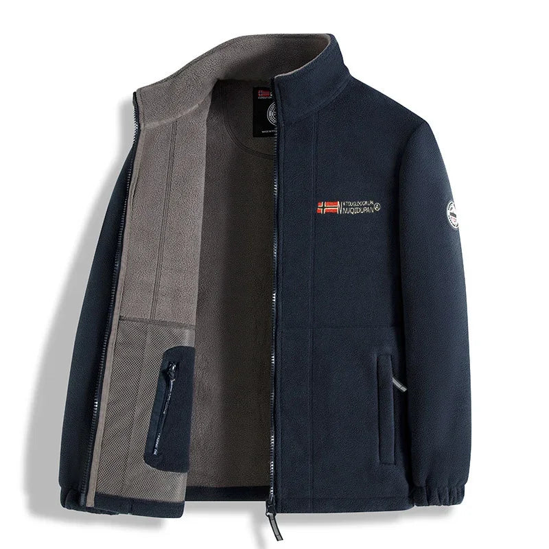 Title: Men’s Polar Fleece Outdoor Winter Jacket