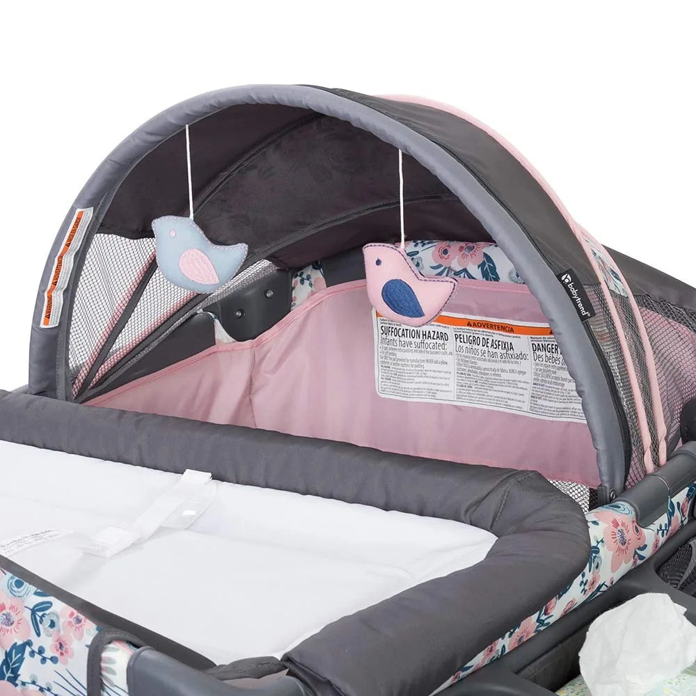 Deluxe II Nursery Center Playard Bluebell With Toy Bar