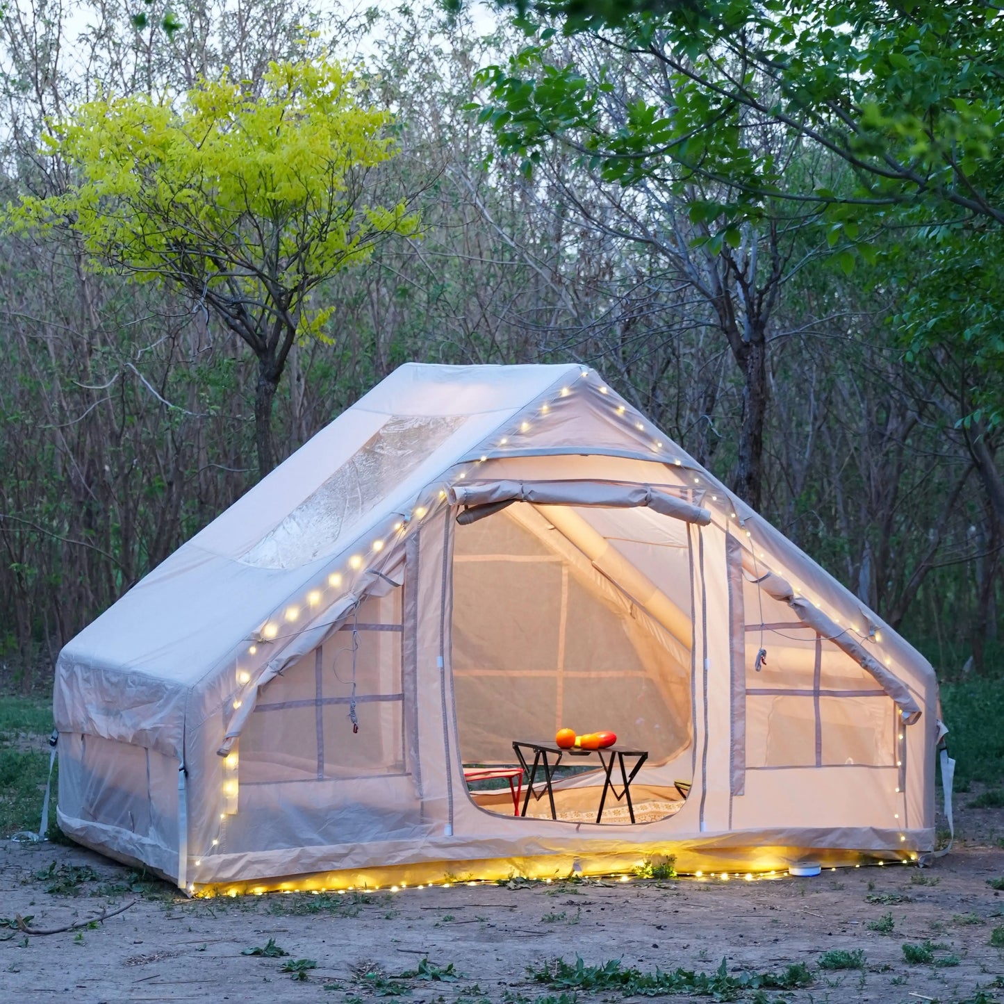 Luxury Inflatable Glamping Tent – Spacious Waterproof Camping Shelter for Outdoor Living