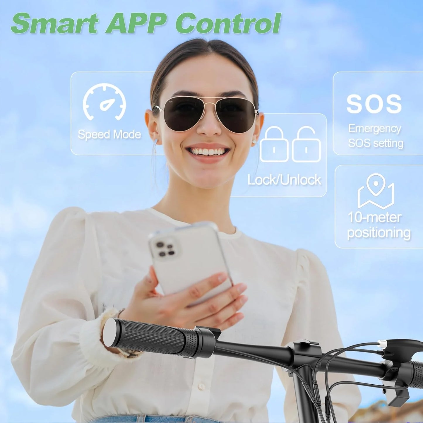 500W Electric Scooter with Seat  Folding Commuter E-Scooter for Adults, 22 MPH Top Speed & Long-Range Battery